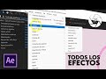 Todos los efectos de After Effects en un video. ¿Para qué sirven o se usan?