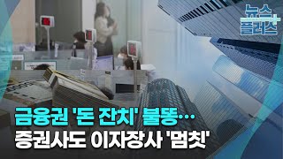 금융권 '돈 잔치' 불똥…증권사도 이자장사 '멈칫'/한국경제TV뉴스