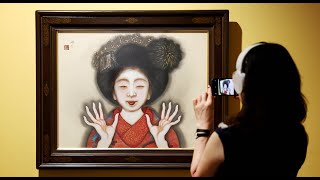 少女たち展が開幕　京都の老舗画廊が厳選の作品