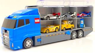 Unboxing 13 Tomica Mini Cars and loading them into a convoy! A lineup of cool mini cars!