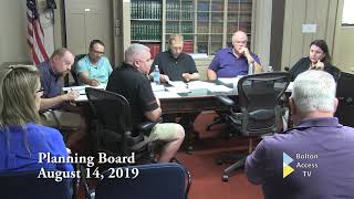 Planning Board 14aug19