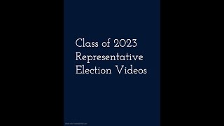 WLC Class of 2023 Representative Elections