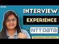 ntt data interview process | ntt data interview questions #nttdata