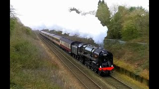 70000 'Britannia' puts on a GREAT show on day 2!!!  Crewe, 25th January 2023