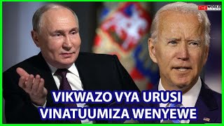 BIDEN:VIKWAZO TULIVYOWEKA KWA URUSI VITATUUMIZA WENYEWE