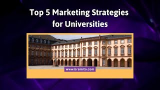 Marketing Strategies For University