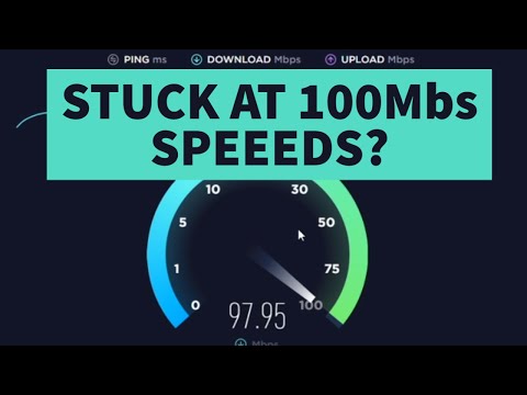 Ethernet Download Speeds Stuck At 100Mbs?