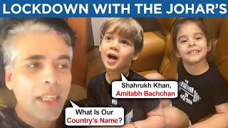 Karan Johar's Kids Roohi And Yash PLAY A Fun Quiz | Shahrukh Khan & Amitabh Bachchan