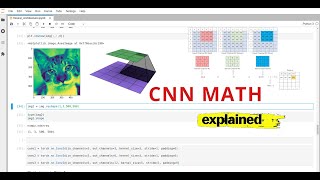 CNN | Convolution neural network | Math | Kernel | Python code| PyTorch