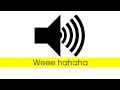 weee hahaha sound effect