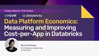 Data Platform Economics: Measuring and Improving Cost-per-App in Databricks