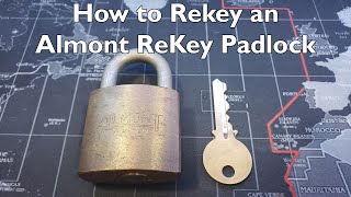 88) How to Rekey an Almont ReKey Padlock with Tips & Tricks