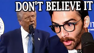 Trump Continues His Boring Lies At The FII PRIORITY Summit | Hasanabi Reacts