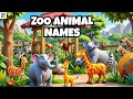 Educational Video - Zoo Animals - At the Zoo - English for Kids - Kids Vocabulary #kids #kidsvedio