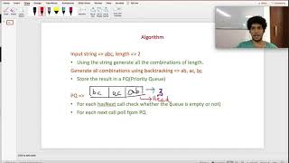 Iterator for Combination | LeetCode August Challenge (Day 13) | Problem 1286 Google Interview Ques