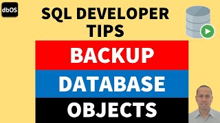 Backup db objects in SQL Developer | Backup objects in SQL Developer