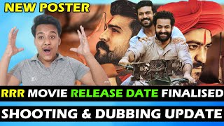RRR Movie New Poster Comes Out With Release Date & Shooting Update | Ram Charan | Jr.NTR |