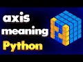 axis meaning in NumPy functions | Module NumPy Tutorial - Part 15