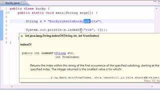 Intermediate Java Tutorial 89 Some More String Methods