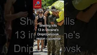 DEADLY SHELLING BY RUSSIA ROCKS DNIPROPETROVSK | 13 KIILED UKRAINE #news #shorts #russia #ukraine