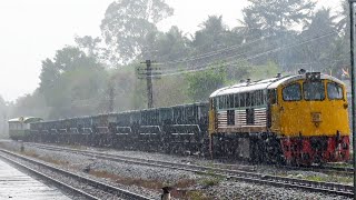 รวมคลิปรถไฟที่สถานีรถไฟนาสารเเละสถานีรถไฟบ้านนา ep.67