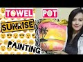 #POT Sunrise Painting#Minia's Diary        #shortvideo