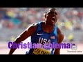 Christian Coleman sprinting montage