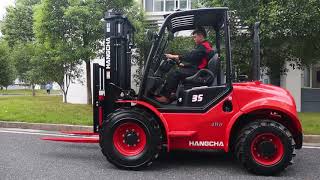 Vourdounas SA - Hangcha Four Wheel Drive Rough Terrain Forklift