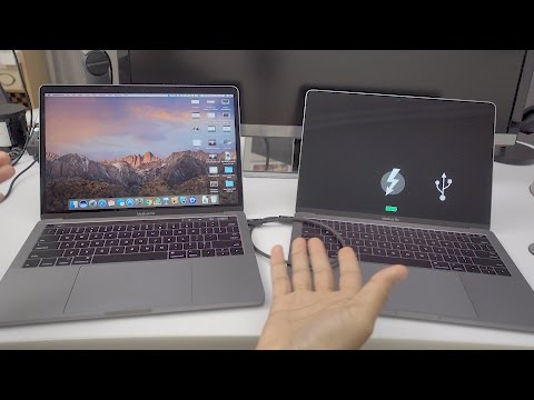 How to use Target Disk Mode with Thunderbolt 3 on MacBook Pro How to use Target Disk Mode with Thunderbolt 3 on MacBook Pro