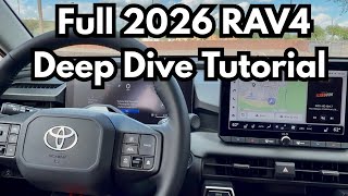 2026 RAV4 Full Interior Tutorial: Features and Functions.