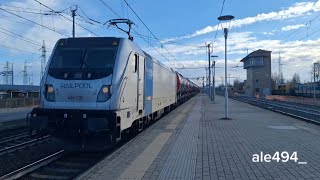 COMPILATION DI TRANSITI ALLA STAZIONE DI CREVALCORE. REGIONALI VELOCI E MERCI E IC SUN