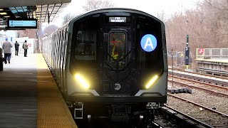 The R211 Inauguration Run! : Far Rockaway Bound R211A A Train @ Howard Beach-JFK Airport