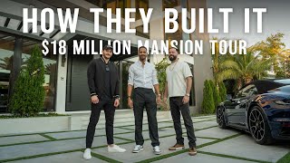 What Does it Take To Build A 18 Million Dollar Mansion? Walkthrough Tour!