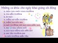 nhạc khai giảng năm học mới sôi Động