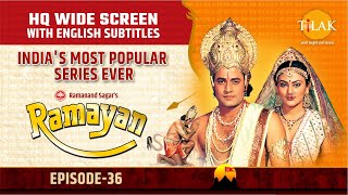 Ramayan EP 36 - श्री राम-सुग्रीव की मित्रता | HQ WIDE SCREEN | English Subtitles