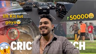 Sunday ko bhaukal tyt kr diye | Thar ka lift kit tut gaya 😢 | ₹50000 Cricket Match Par🤑|Aman Singh🦁