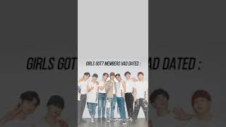 Girls Got7 Members Had Dated