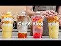 🧃주말 스트레스 해소에 맛있는 음료🍡30mins Cafe Vlog/카페브이로그/cafe vlog/asmr/Tasty Coffee#517