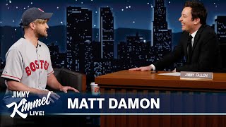 Jimmy Fallon Interviews Matt Damon