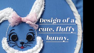 Desing of a cute, fluffy bunny.