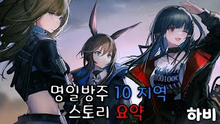 명일방주 10지역 스토리 진행 요약 Part.1