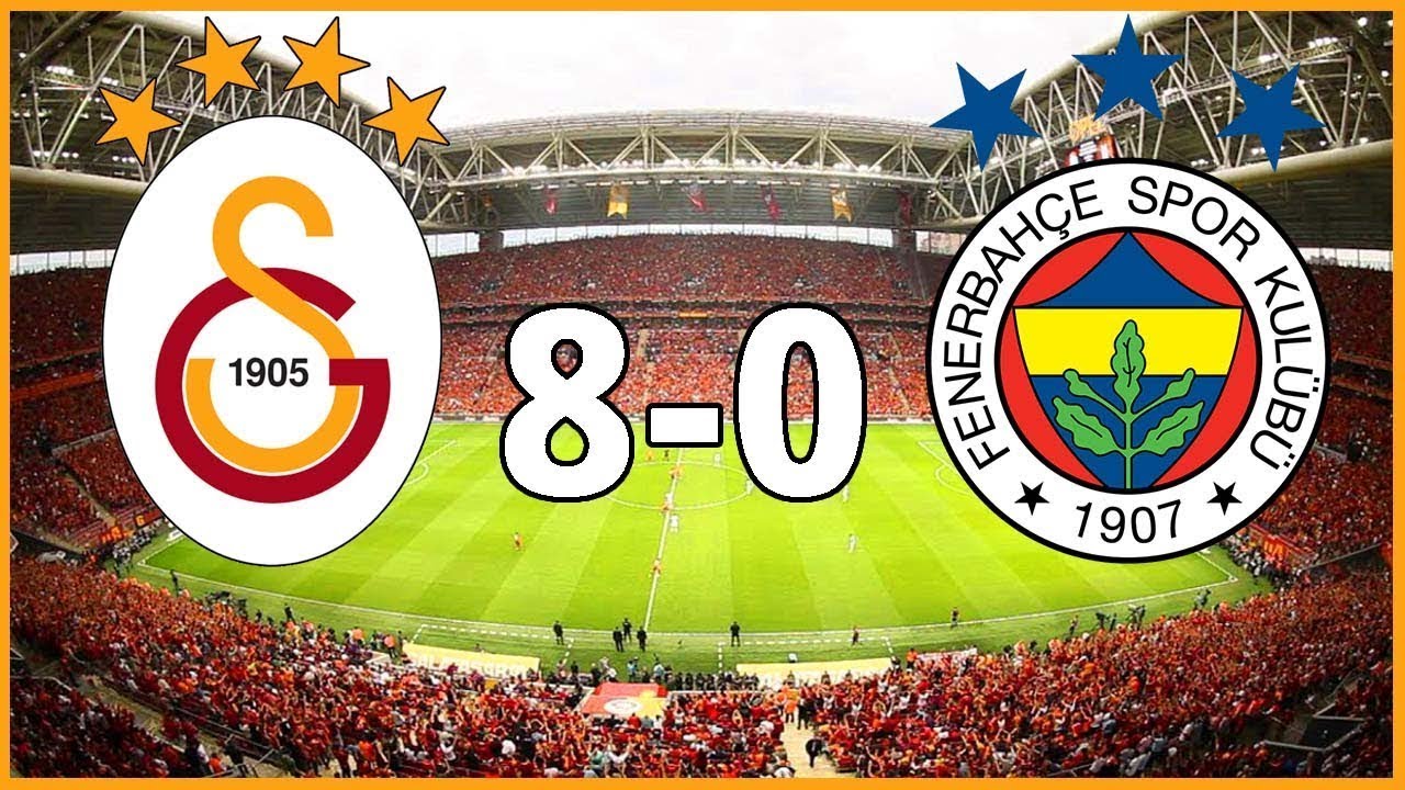 GALATASARAY 8-0 FENERBAHÇE | GOLLER: GOMIS, BABEL VE... - YouTube