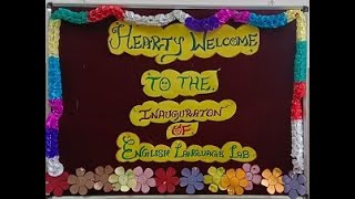 ENGLISH LAB INAUGURATION - THIRUTHANGAL NADAR VIDYALAYA[07.08.2023]