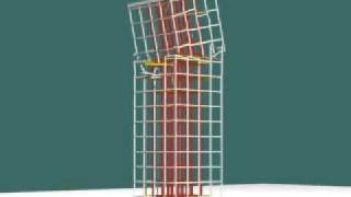 WTC2 collapse simulation