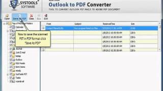 Outlook PST to PDF Converter