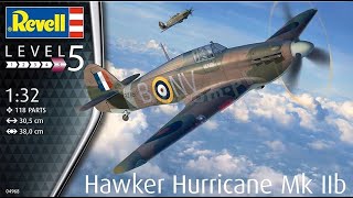 Hawker Hurricane Mk IIb : Revell : 1/32 Scale : In Box Review