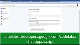 Google Workspace Chat Apps: Apps Script Code Lab Walkthrough