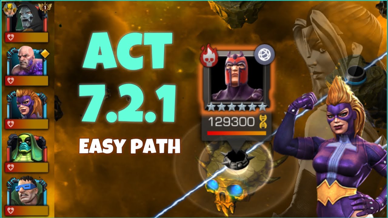 Act 7 2 1 Easy Path Initial Completion Mcoc Youtube