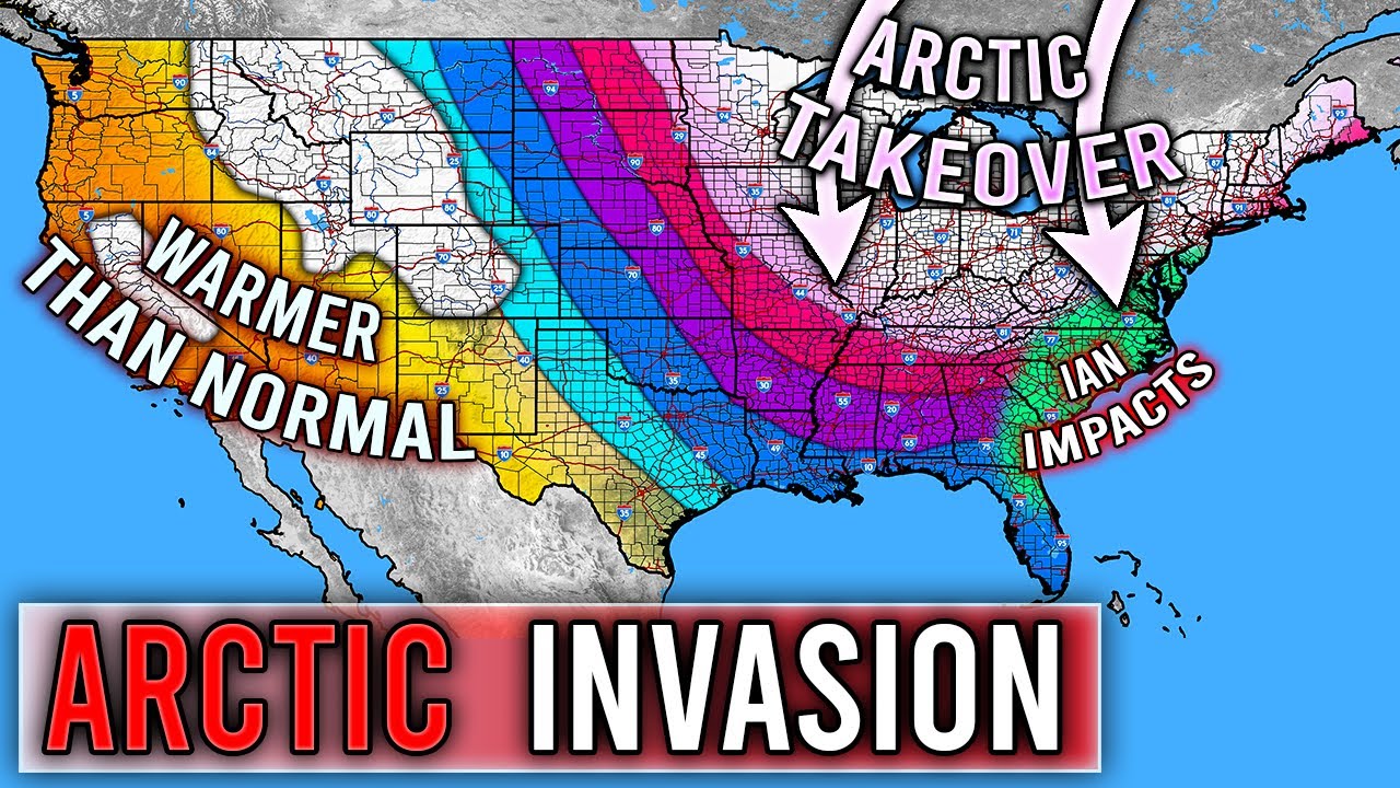 MAJOR Arctic Invasion! Far Below Normal, MULTIPLE Arctic Blasts ...