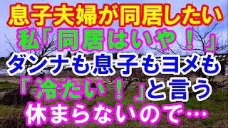 【スカッと】息子夫婦が同居したいと言い出して。→私「同居はいや！」今も働いて、管理職で忙しい。→それなのに旦那も息子も嫁も「冷たい！」→休まらないので…結果(スカッとガーデン)